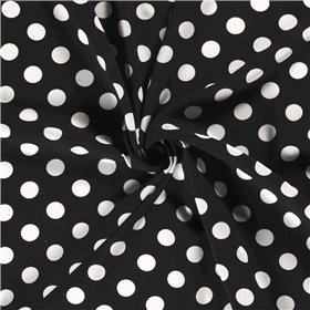 VISCOSE POPLIN PRINT DOTS