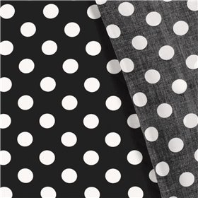 VISCOSE POPLIN PRINT DOTS