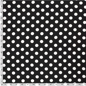VISCOSE POPLIN PRINT DOTS