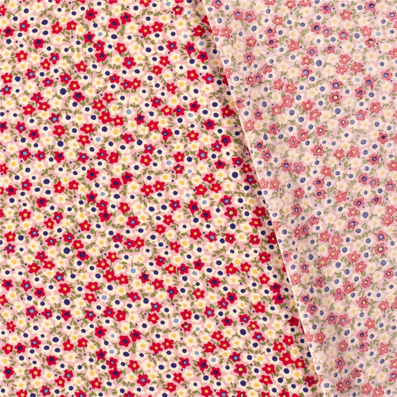 VISCOSE POPLIN PRINT FLOWERS