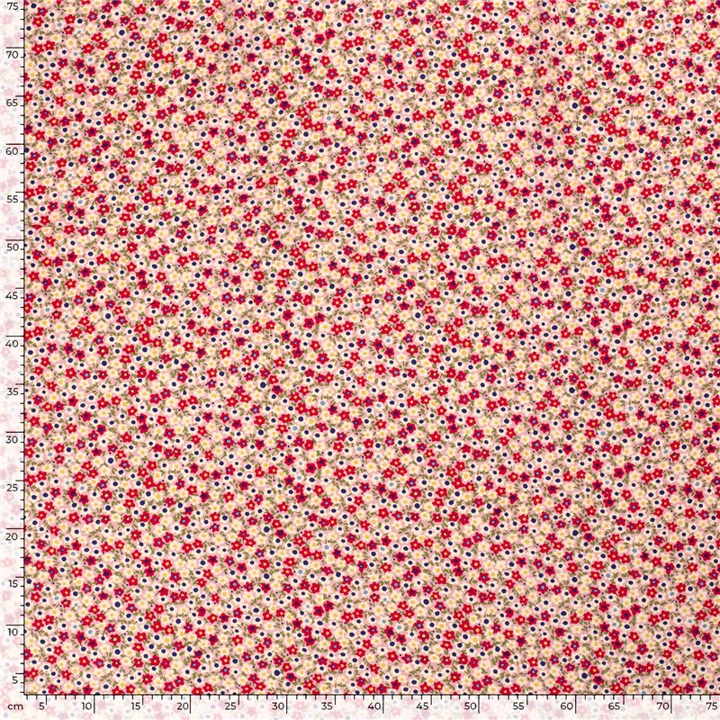 VISCOSE POPLIN PRINT FLOWERS