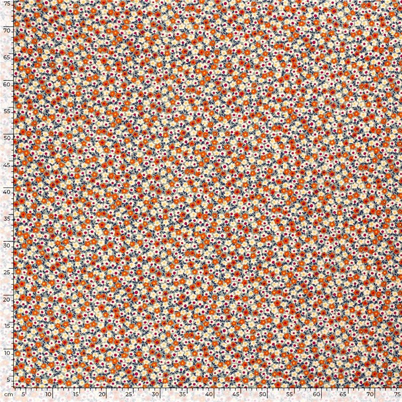 VISCOSE POPLIN PRINT FLOWERS