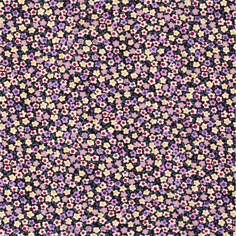 VISCOSE POPLIN PRINT FLOWERS
