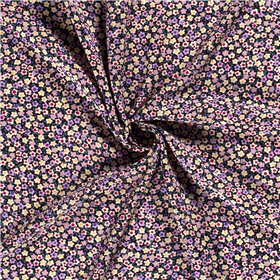 VISCOSE POPLIN PRINT FLOWERS