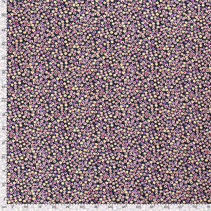 VISCOSE POPLIN PRINT FLOWERS