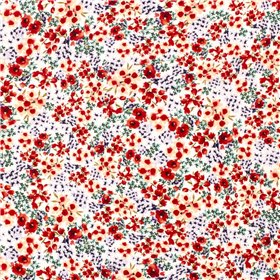 VISCOSE POPLIN PRINT FLOWERS