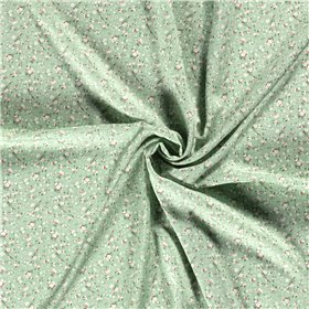 VISCOSE POPLIN PRINT FLOWERS