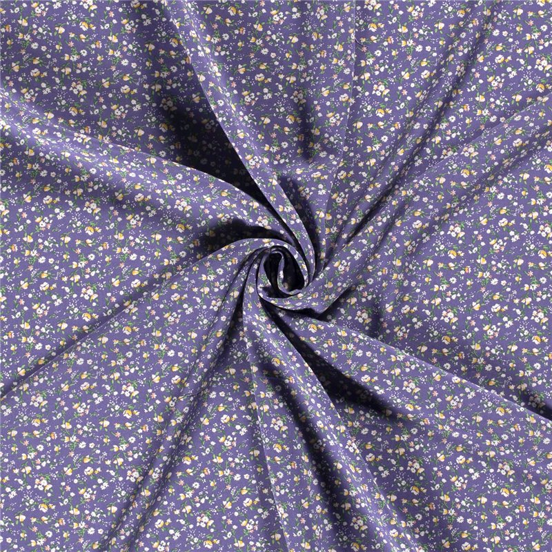 VISCOSE POPLIN PRINT FLOWERS