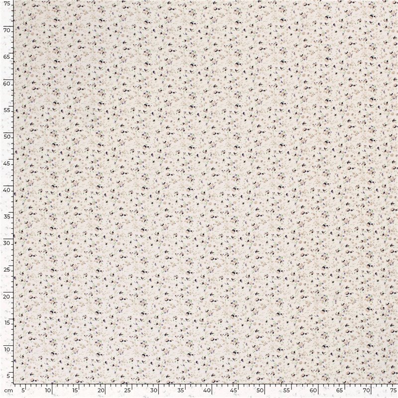VISCOSE POPLIN PRINT FLOWERS