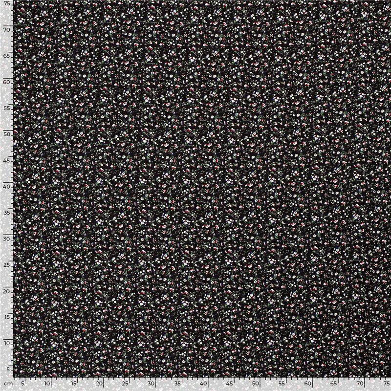 VISCOSE POPLIN PRINT FLOWERS