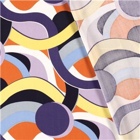 VISCOSE POPLIN PRINT ABSTRACT