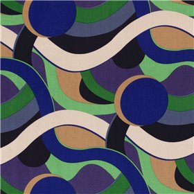 VISCOSE POPLIN PRINT ABSTRACT