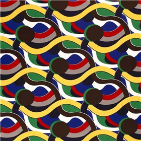 VISCOSE POPLIN PRINT ABSTRACT