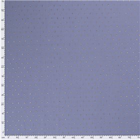 VISCOSE POPLIN PRINT LUREX STRIPE