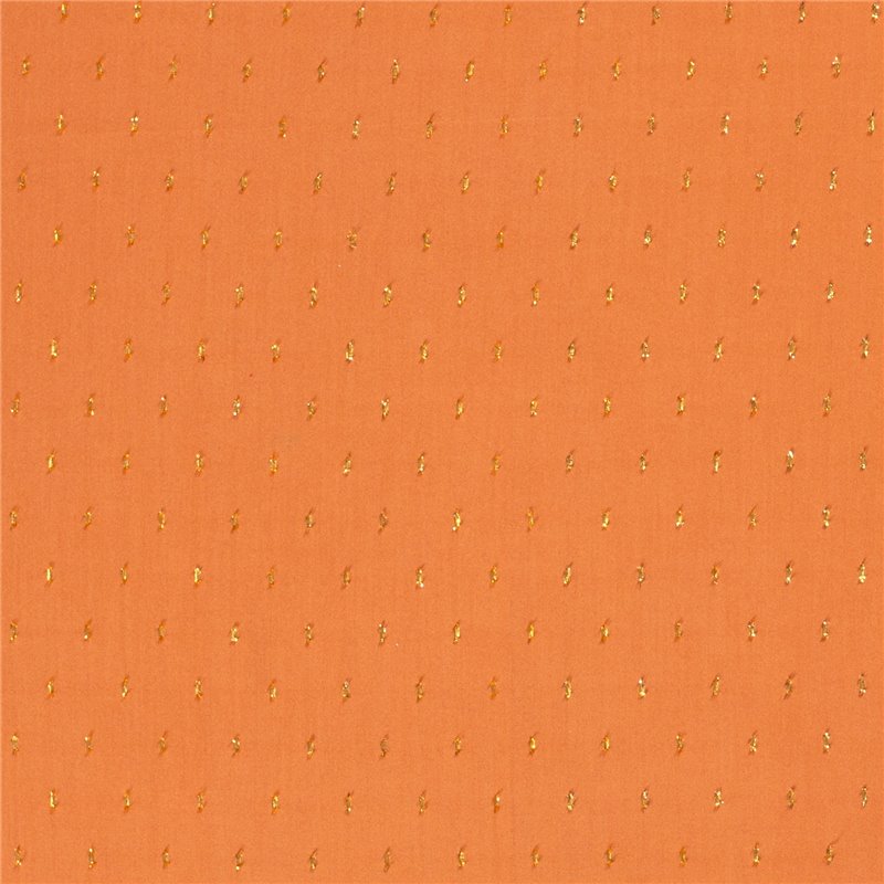 VISCOSE POPLIN PRINT LUREX STRIPE