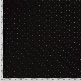 VISCOSE POPLIN PRINT LUREX STRIPE