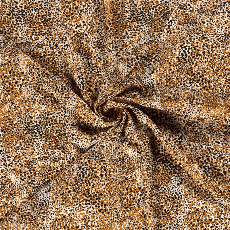 PL BUBBLE CHIFFON PRINT PANTHER SPOTS