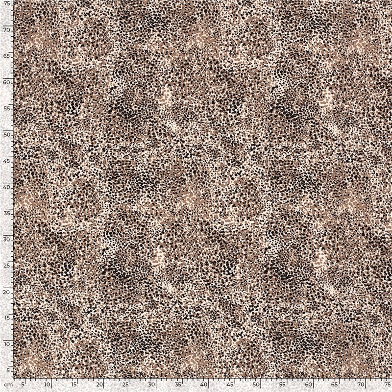 PL BUBBLE CHIFFON PRINT PANTHER SPOTS
