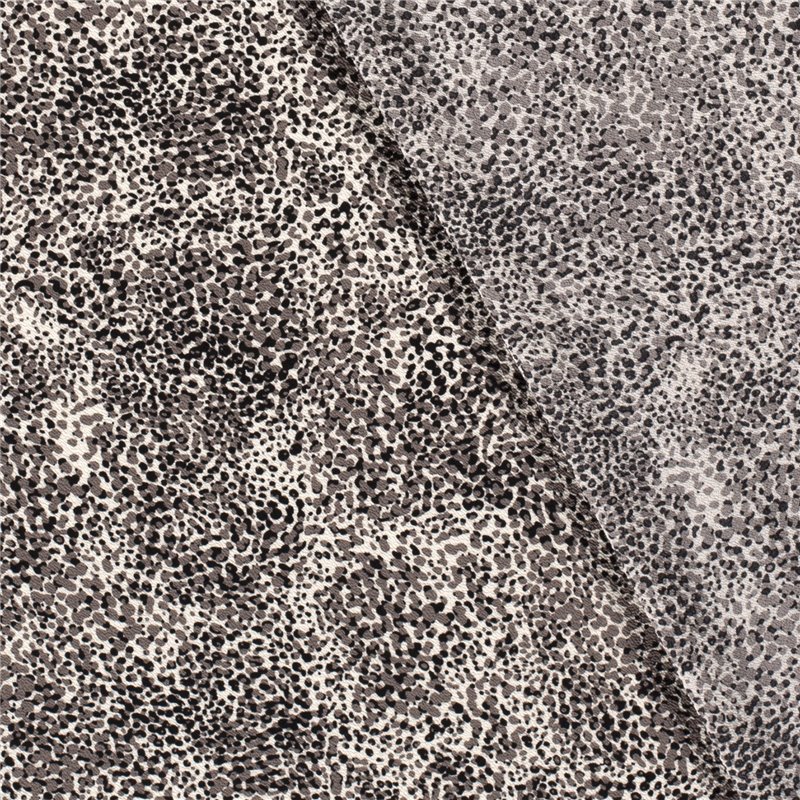PL BUBBLE CHIFFON PRINT PANTHER SPOTS