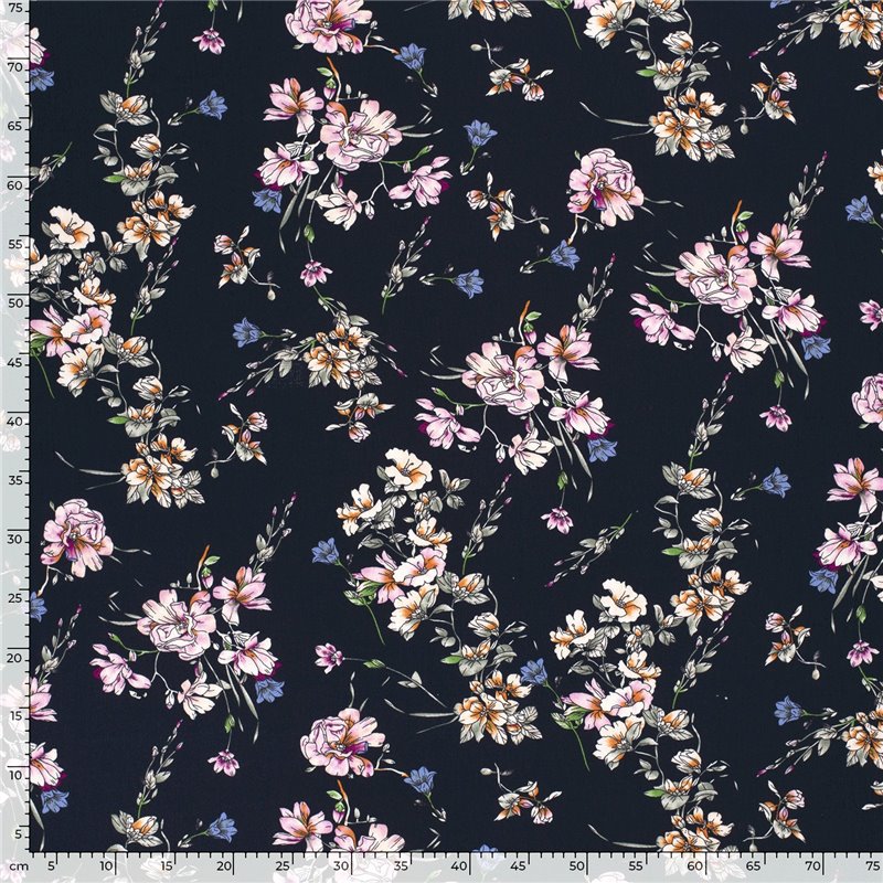 BORKEN CREPE YORYU FLOWERS