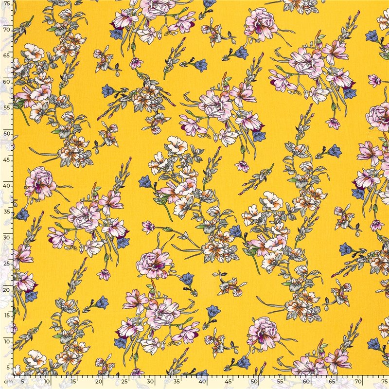 BORKEN CREPE YORYU FLOWERS
