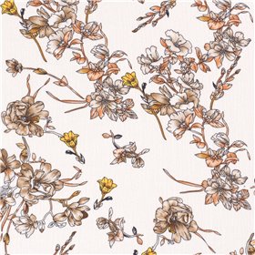 BORKEN CREPE YORYU FLOWERS