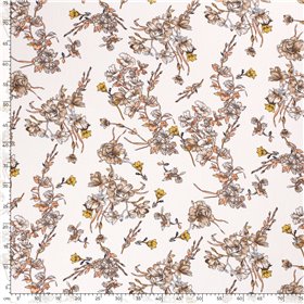 BORKEN CREPE YORYU FLOWERS