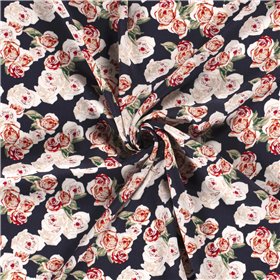 BORKEN CREPE YORYU FLOWERS