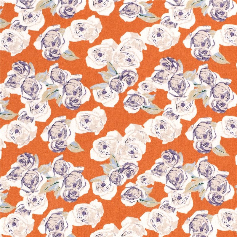 BORKEN CREPE YORYU FLOWERS