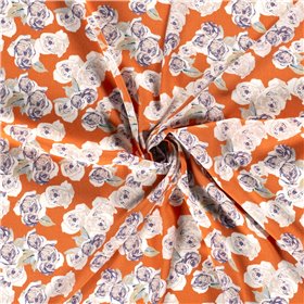 BORKEN CREPE YORYU FLOWERS