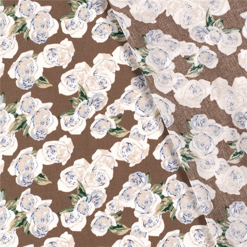 BORKEN CREPE YORYU FLOWERS