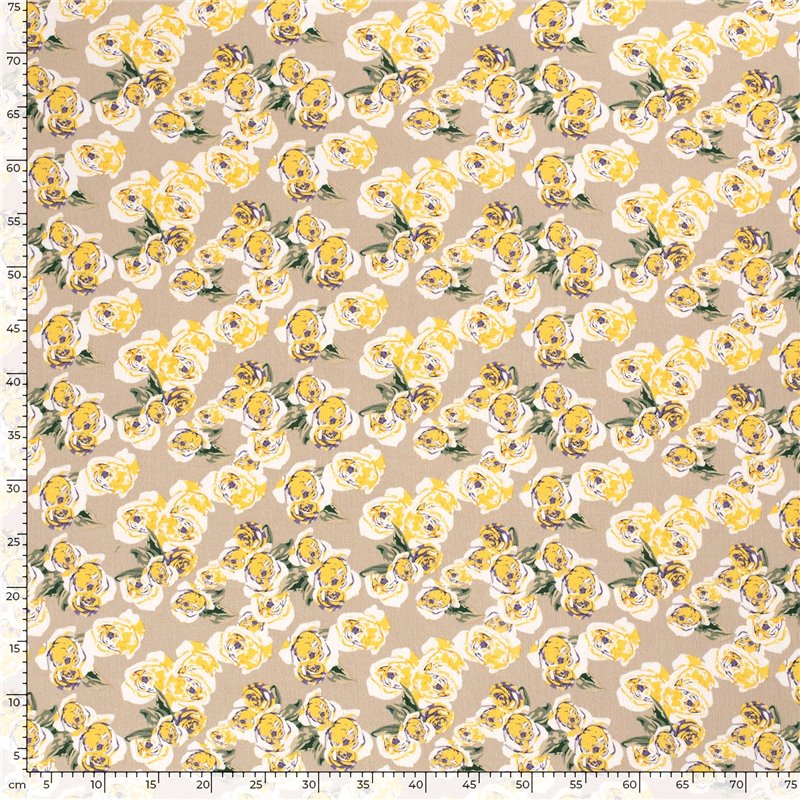 BORKEN CREPE YORYU FLOWERS