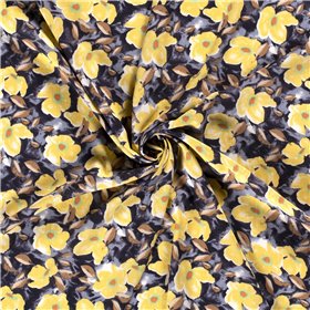 BORKEN CREPE YORYU FLOWERS