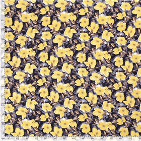 BORKEN CREPE YORYU FLOWERS
