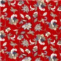 COTTON VISCOSE SLUB FLOWERS