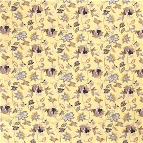 COTTON VISCOSE SLUB FLOWERS