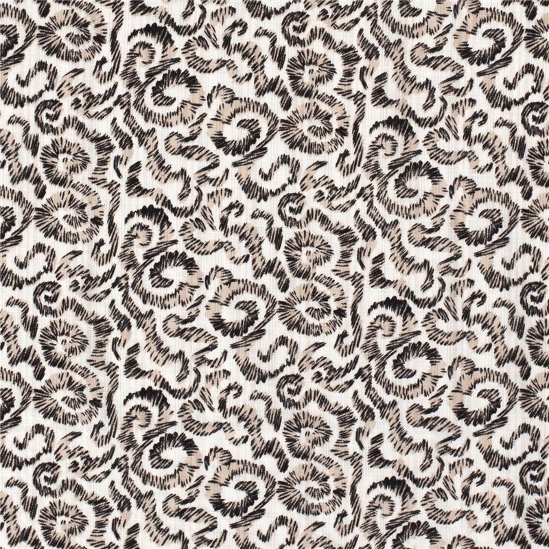 COTTON VISCOSE SLUB ABSTRACT