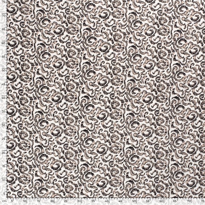 COTTON VISCOSE SLUB ABSTRACT