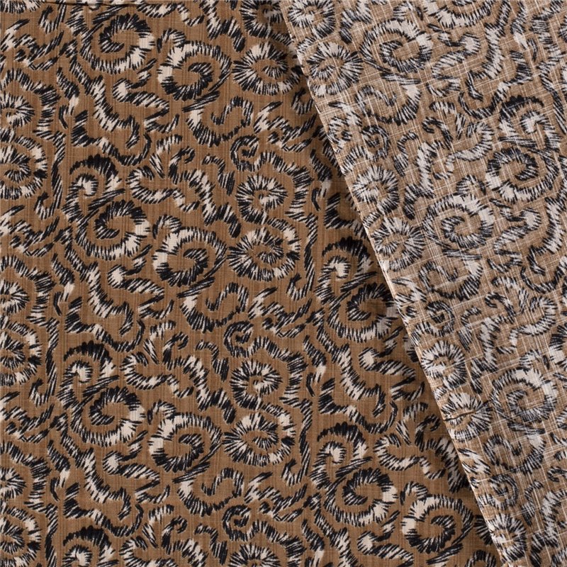 COTTON VISCOSE SLUB ABSTRACT