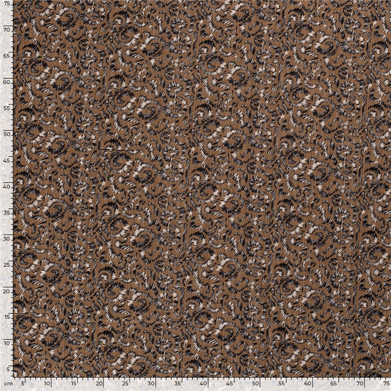 COTTON VISCOSE SLUB ABSTRACT