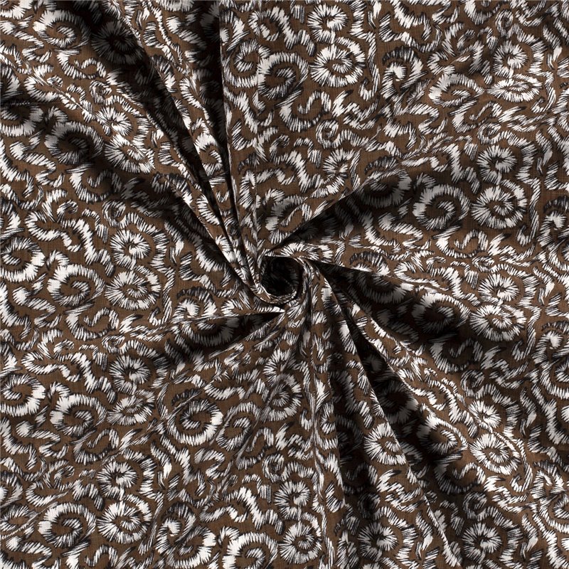 COTTON VISCOSE SLUB ABSTRACT