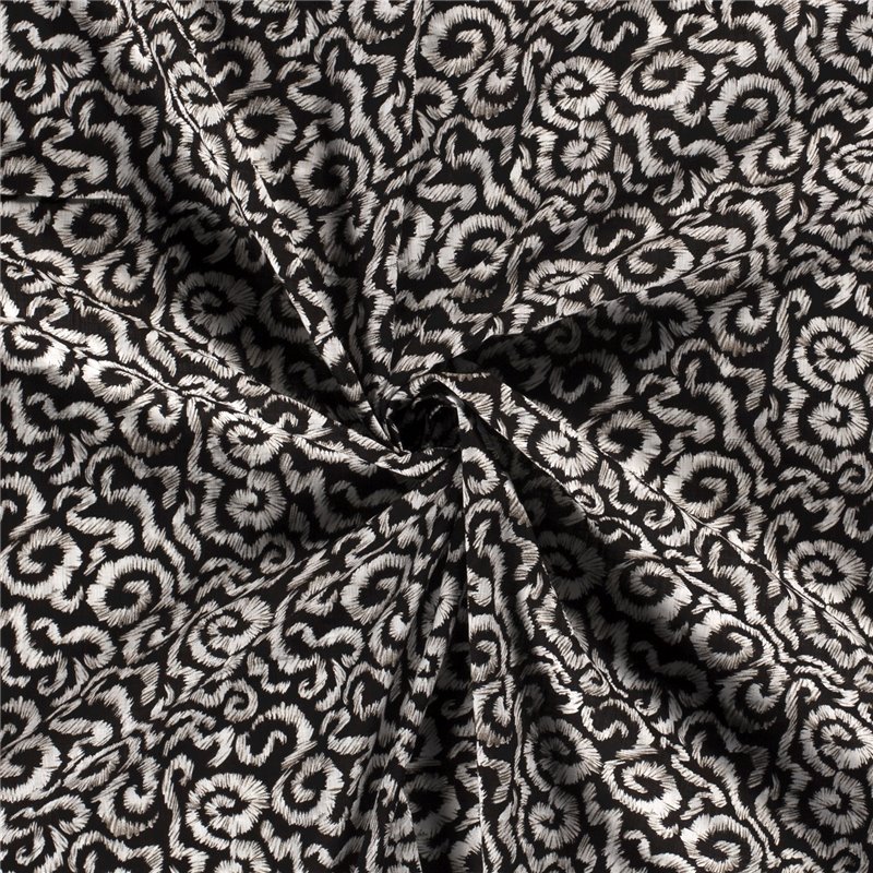 COTTON VISCOSE SLUB ABSTRACT