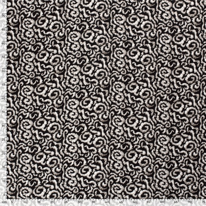 COTTON VISCOSE SLUB ABSTRACT