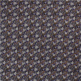 COTTON VISCOSE SLUB FLOWERS