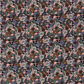 COTTON VISCOSE SLUB FLOWERS