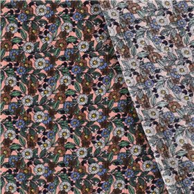 COTTON VISCOSE SLUB FLOWERS