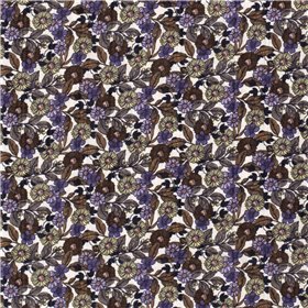 COTTON VISCOSE SLUB FLOWERS