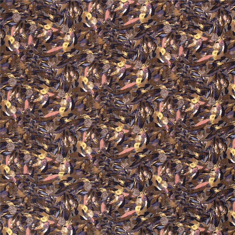 COTTON VISCOSE SLUB ABSTRACT