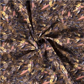 COTTON VISCOSE SLUB ABSTRACT
