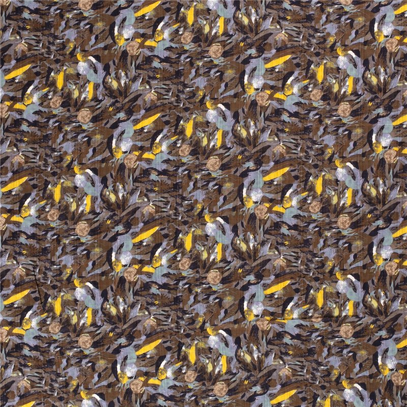 COTTON VISCOSE SLUB ABSTRACT